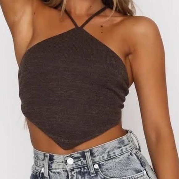 White Fox Boutique Tops - NWOT White Fox Koko Crop Top